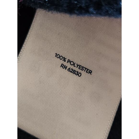 LANDS END Navy Quarter Zip Pullover Sweater Top - Picture 6 of 8